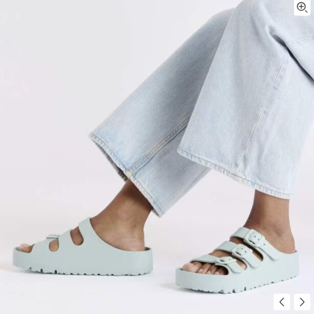 NWT Birkenstock Papillo Florida Flex Platform EVA Sandals Size 40